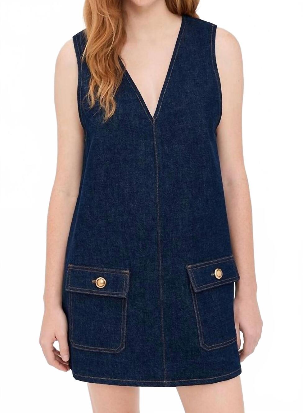 NEW FRAME pinafore dress in alchemy